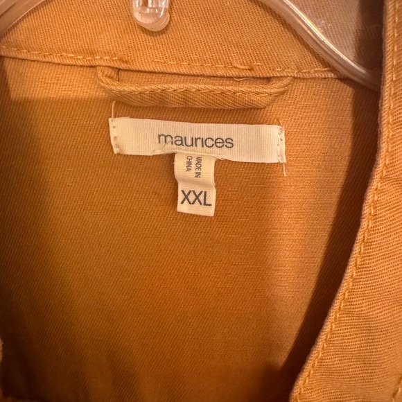 Gold Yellow Utility Jacket - Picture 7 of 8